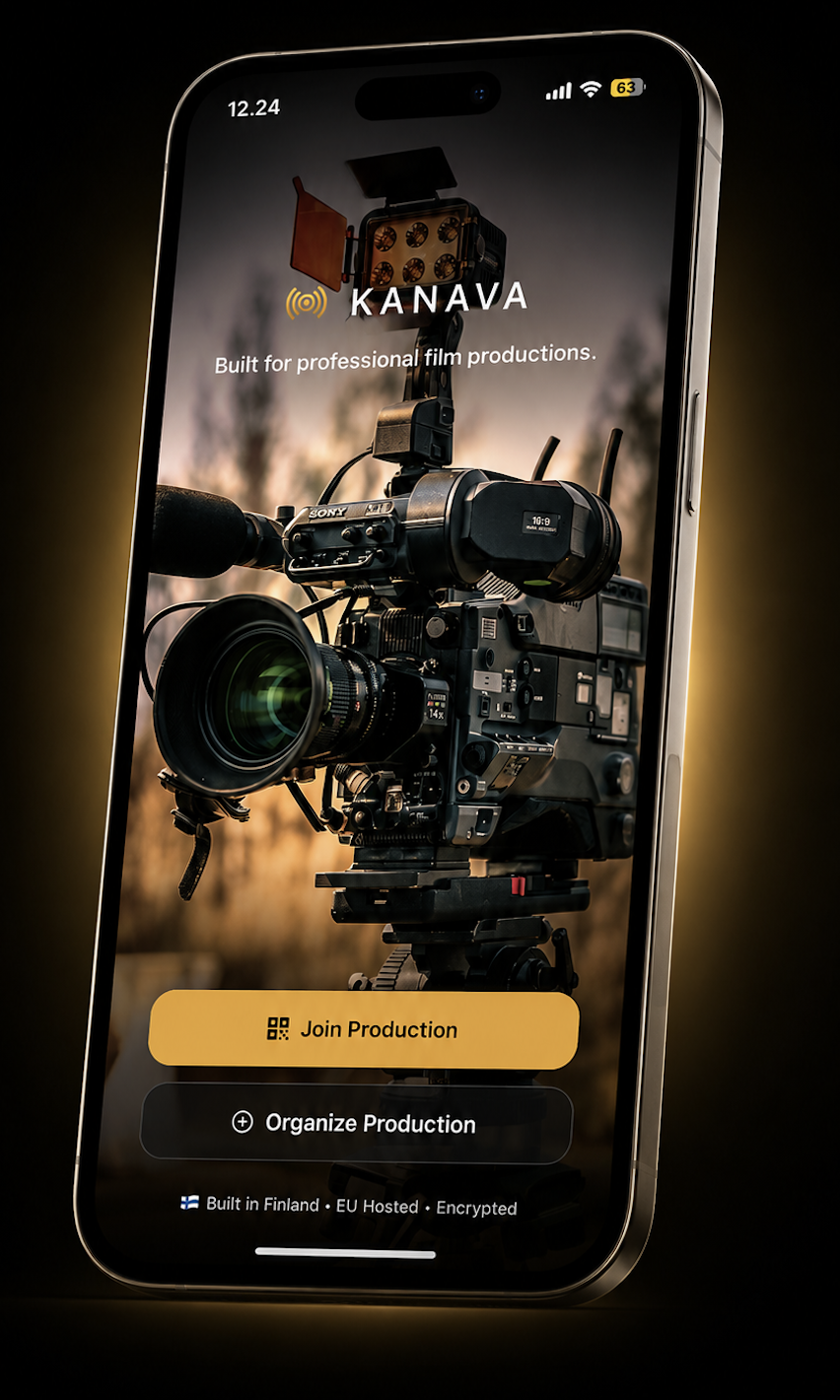 Kanava app on a phone