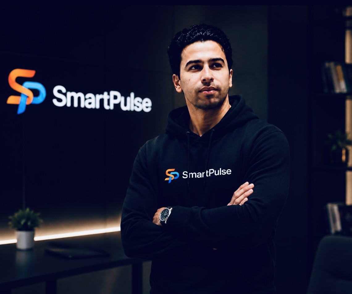 Sam Pattisapu at the SmartPulse office in Helsinki